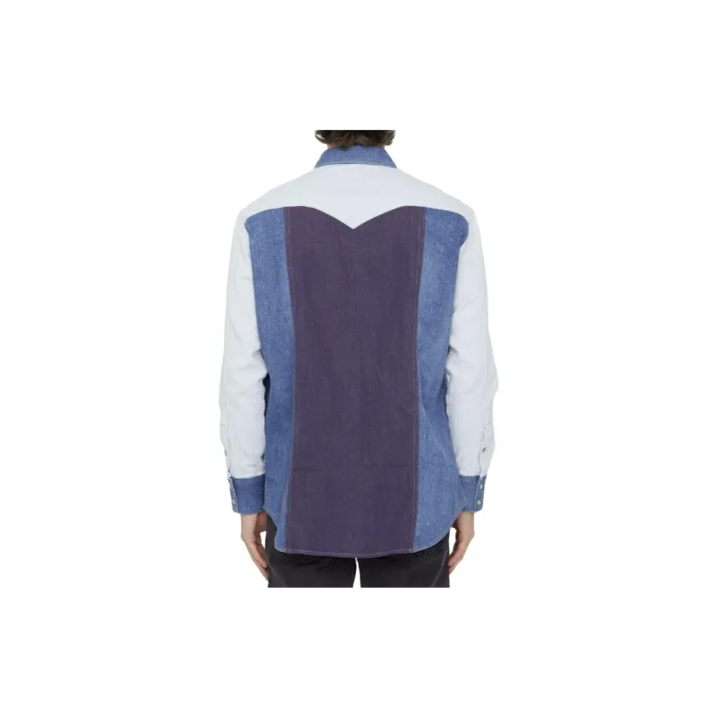 CELINE Western Patchwork Shirt-2