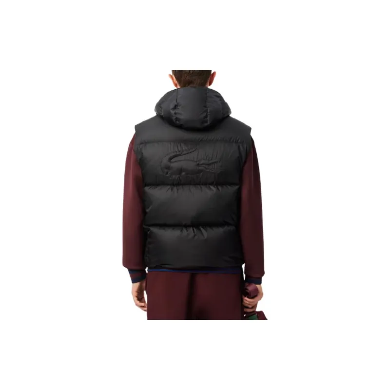 LACOSTE Hooded Puffer Vest Jacket-4
