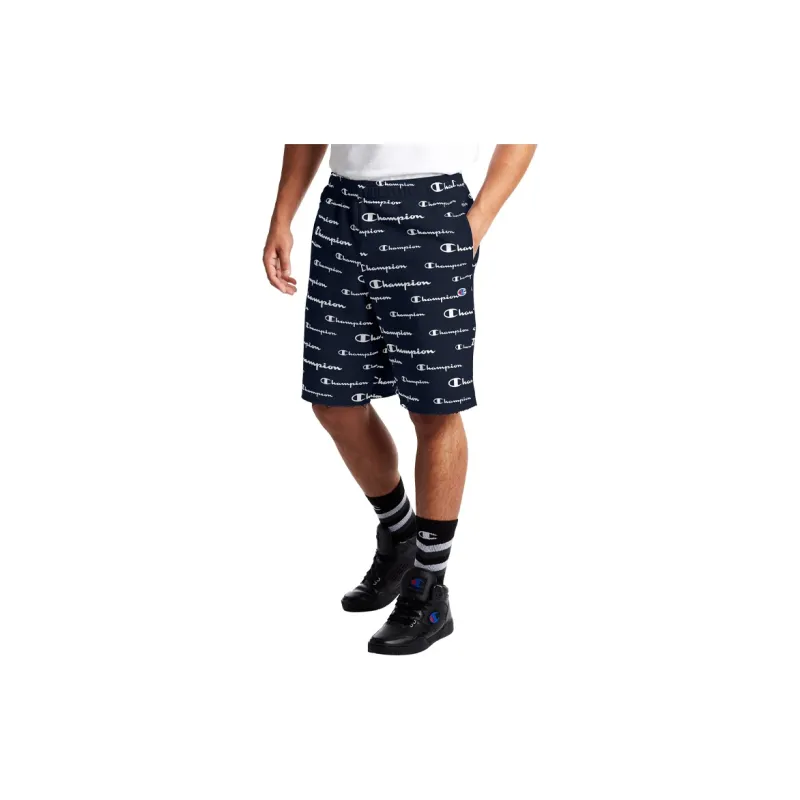 Champion Loose Fit Shorts US Version Unisex Navy Blue-2