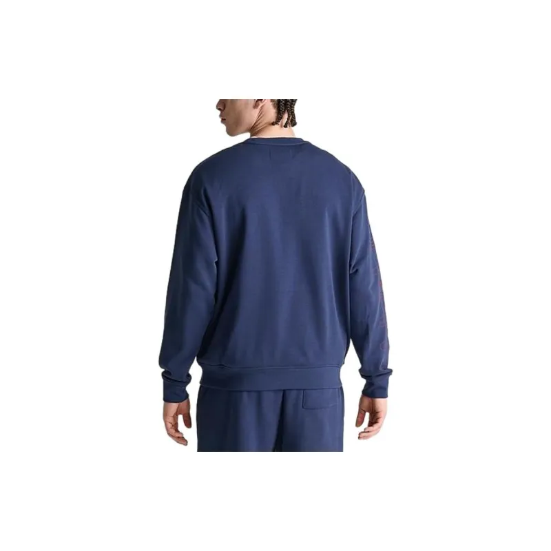 Jordan Essentials Men's Loopback Fleece Crew Sweatshirt Men's Marine Blue-5