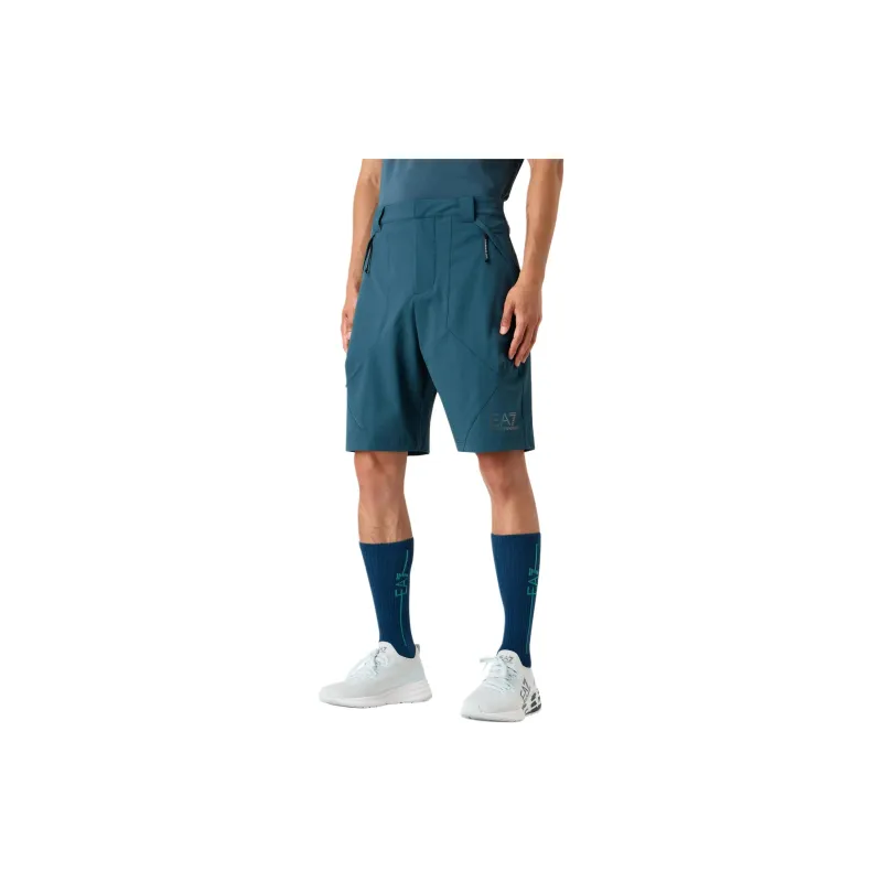 EMPORIO ARMANI EA7 SS24 Casual Shorts Men's Blue-2