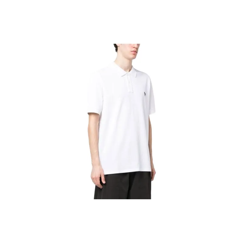 Paul Smith Zebra Patch Short Sleeved Polo Shirt-2