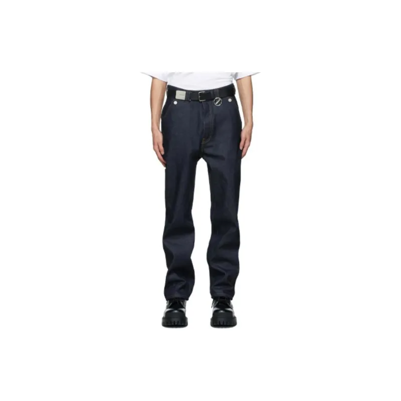 WE11DONE Jeans Men Dark Blue-2