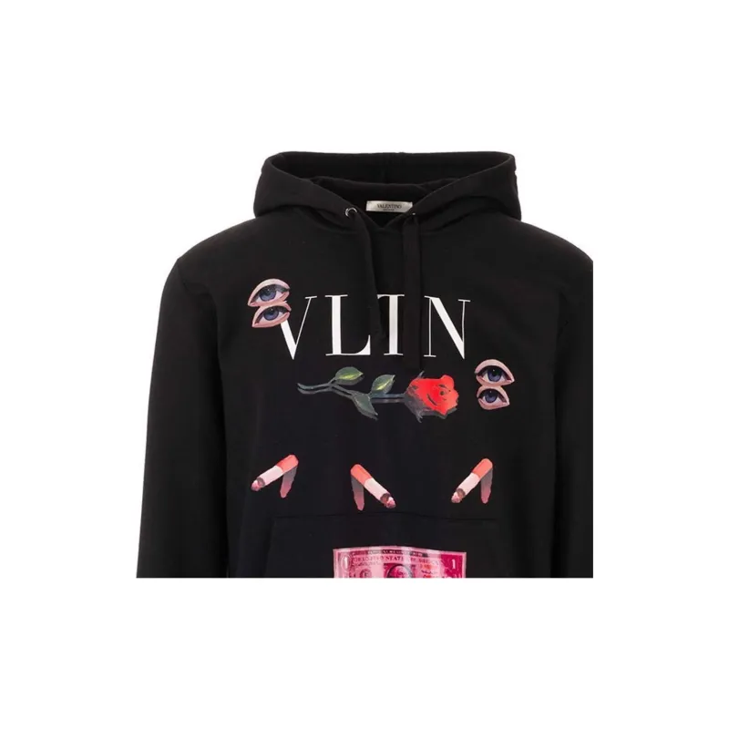 Valentino Sweatshirts Men Black-4