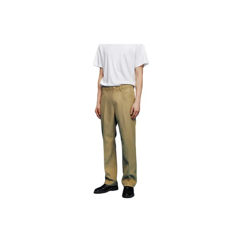 Crying Center Casual Pants Unisex Khaki-1