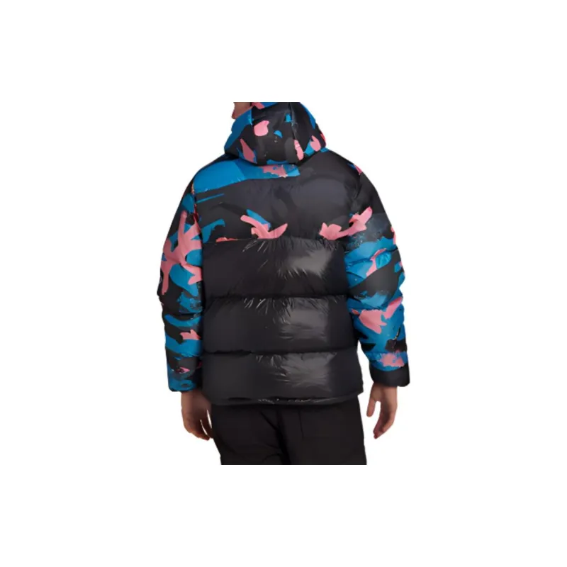 Adidas Originals Down Jacket Men's Black/Pink/Navy Blue-5