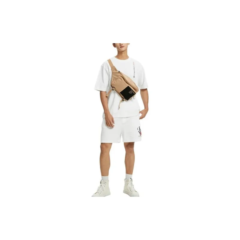 Calvin Klein Casual Shorts Men White-3