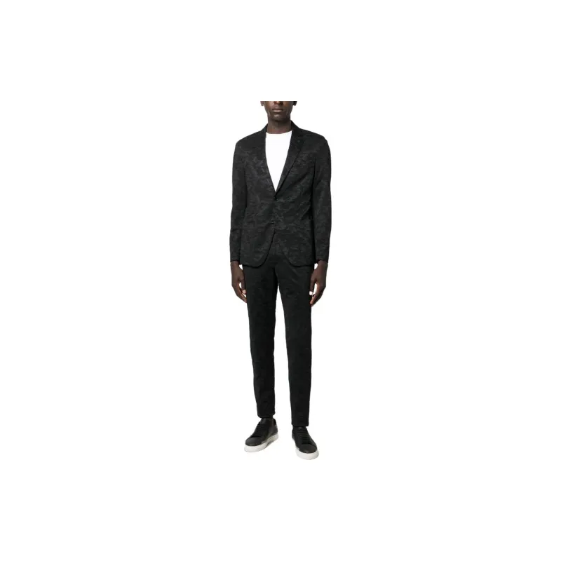 KARL LAGERFELD / Karl Lagerfeld Jeans Patterned-jacquard Single-breasted Blazer-1