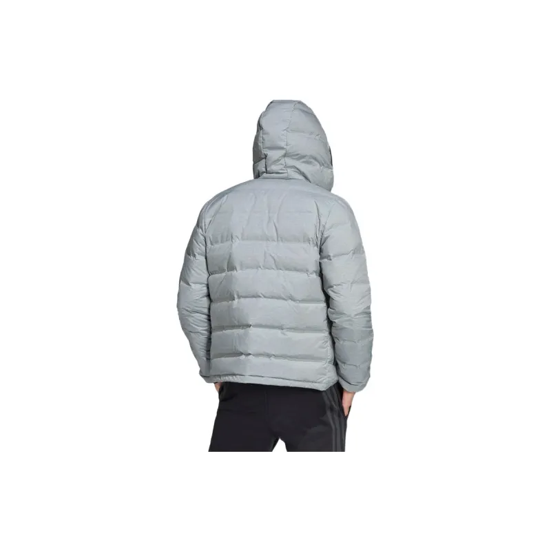 Adidas Down Jacket Men's Silver Gray-3