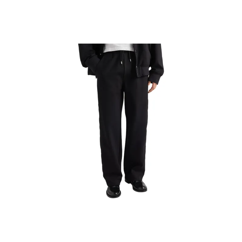 PRADA Knitted Sweatpants Men's Black-3