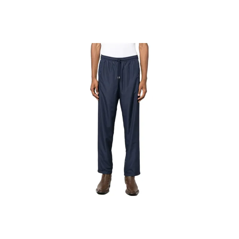 GUCCI Knitted Sports Pants Men's Blue-3
