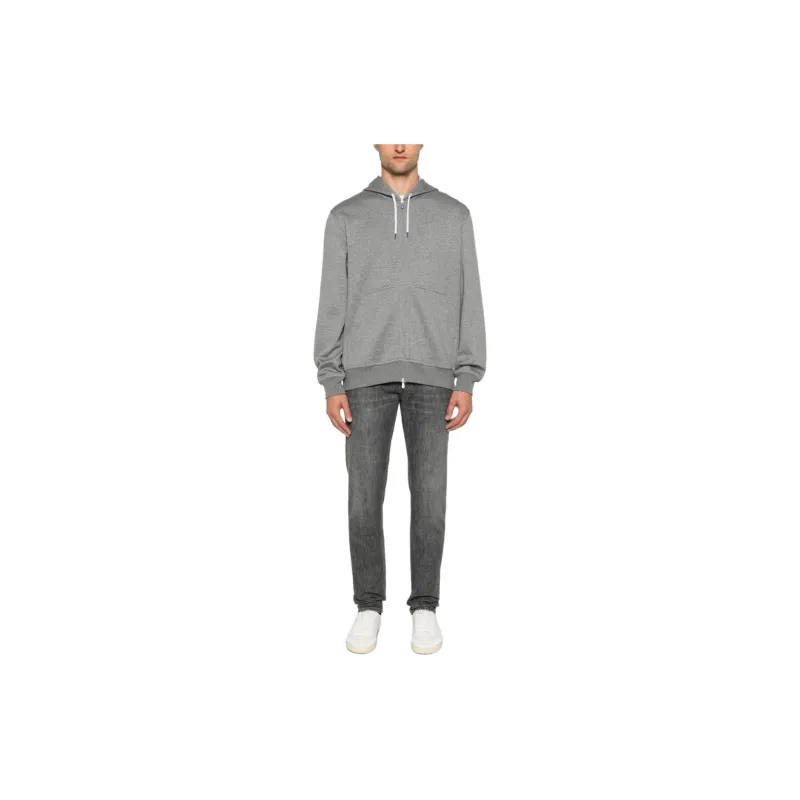 Brunello Cucinelli Zip Up Drawstring Hoodie-1