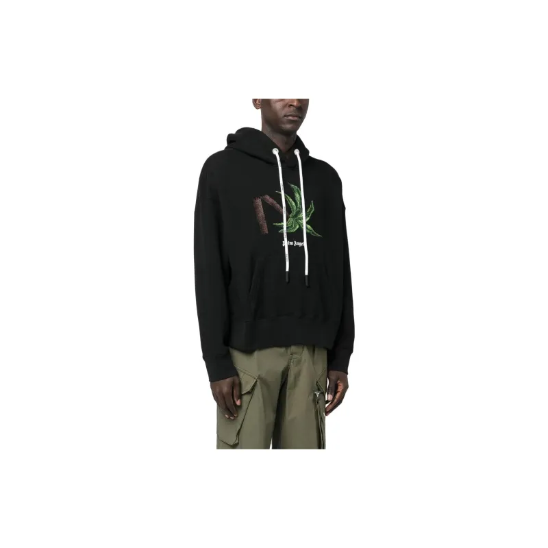 PALM ANGELS Broken Palm Pullover Hoodie-1
