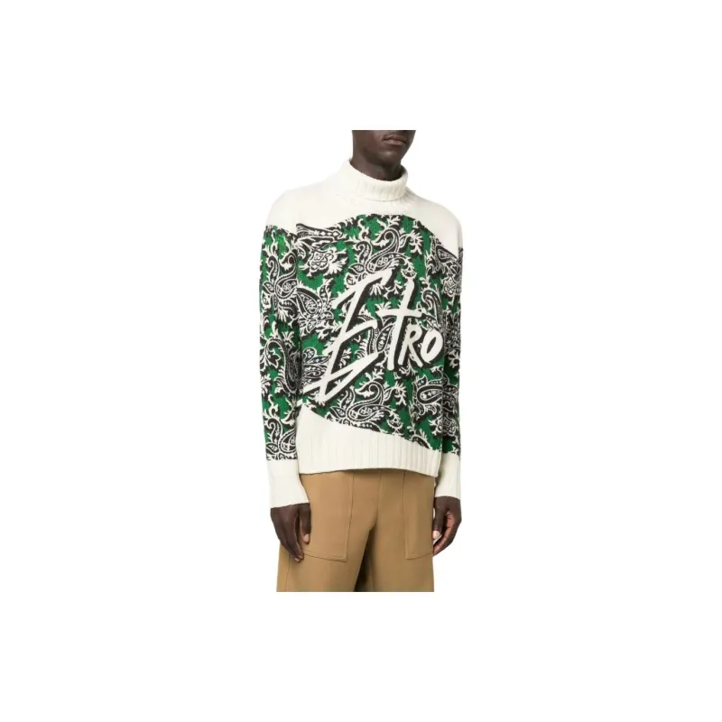 ETRO Paisley Intarsia knit Jumper-3