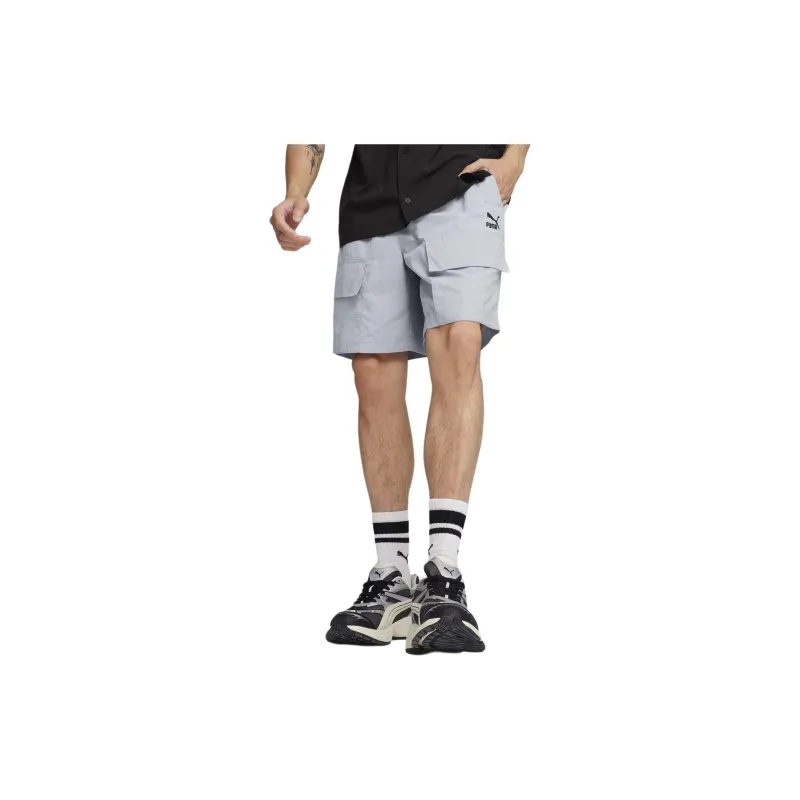 PUMA CLASSICS Cargo Shorts Men's Dusty Gray-2