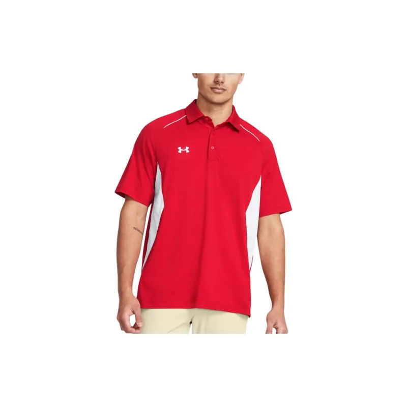 Under Armour Title Polo Shirt Men's Red-3