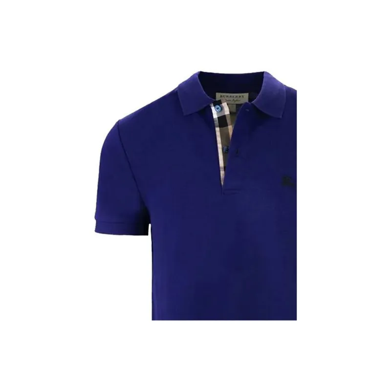 Burberry Oxford Logo Embroidered Polo Shirt-2