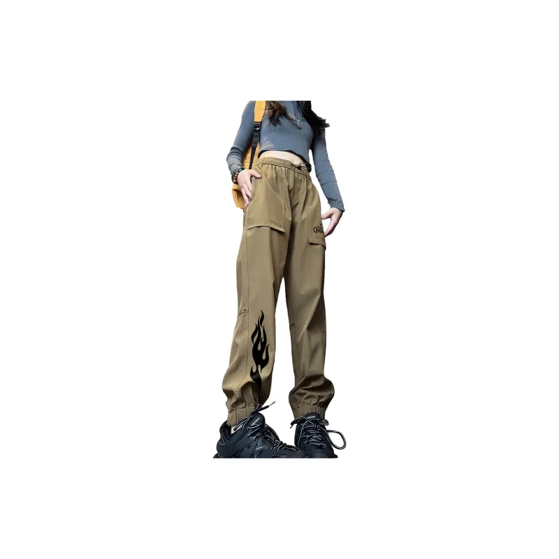 Qnxeey Casual Pants Unisex-18