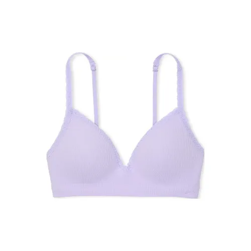 Victoria's Secret PINK Bralettes & Bra Tops Seamless Push-Up Wireless/PC Bra Women's Purple Clouds