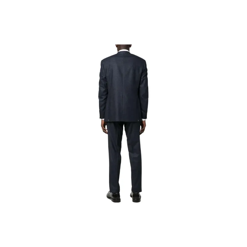 Canali Single-breasted Tailored Wool Jacket-2