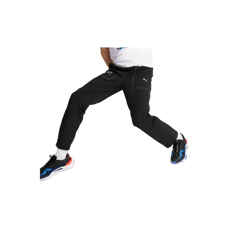 PUMA FERRARI RACE AOP Knitted Sweatpants Men Black-4