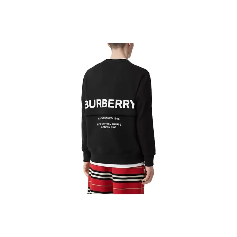 Burberry Sweatshirts Men Black-3