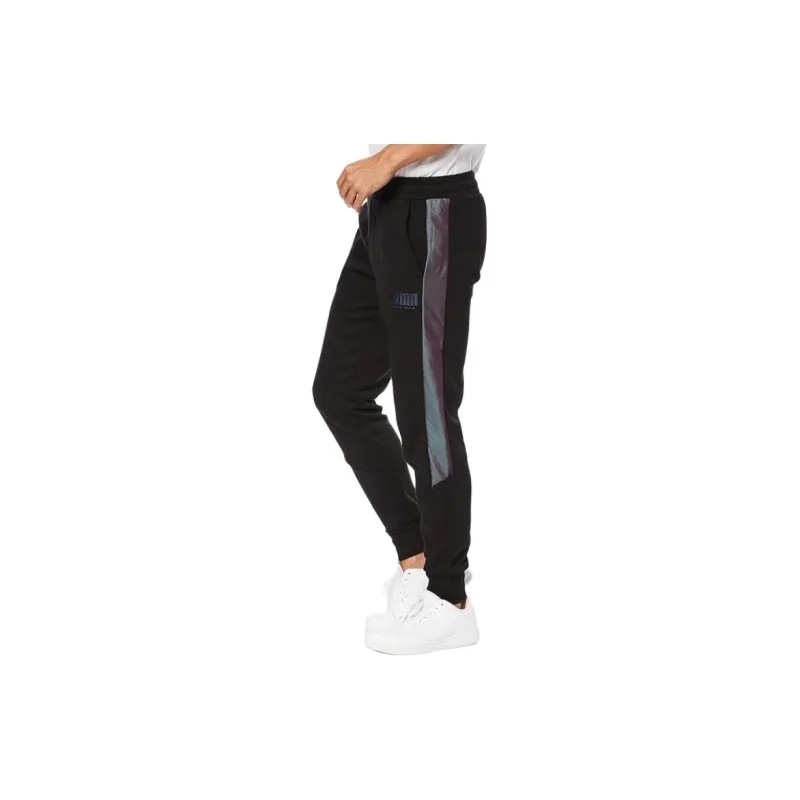 PUMA Knitted Sweatpants Men's Black-4