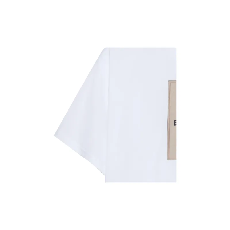 Burberry T Shirts Men White-4
