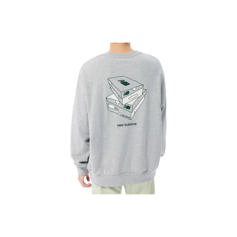 New Balance SDS Sweatshirts Men Gray-3