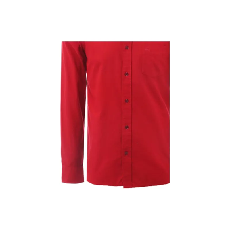 Burberry Shirts Men Red-3