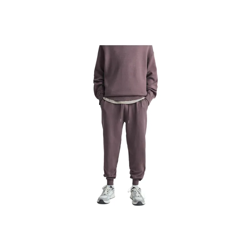 ZARA Knitted Sports Pants Men's Pink-2