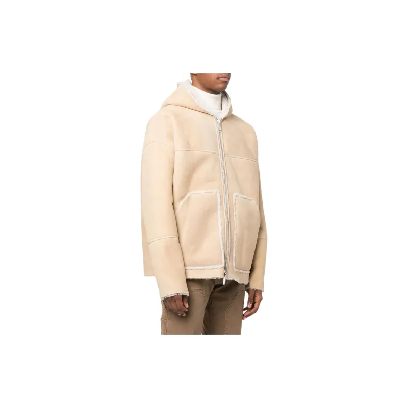 DSQUARED 2 Shearling Long Sleeved Hooded Jacket-3