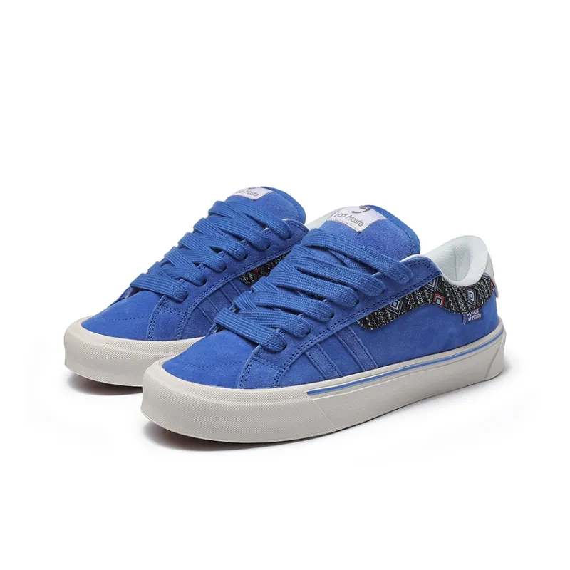 BladMaste Slip Resistant, Abrasion Resistant, Lightweight Low Top Skateboard Shoes Unisex Blue-2