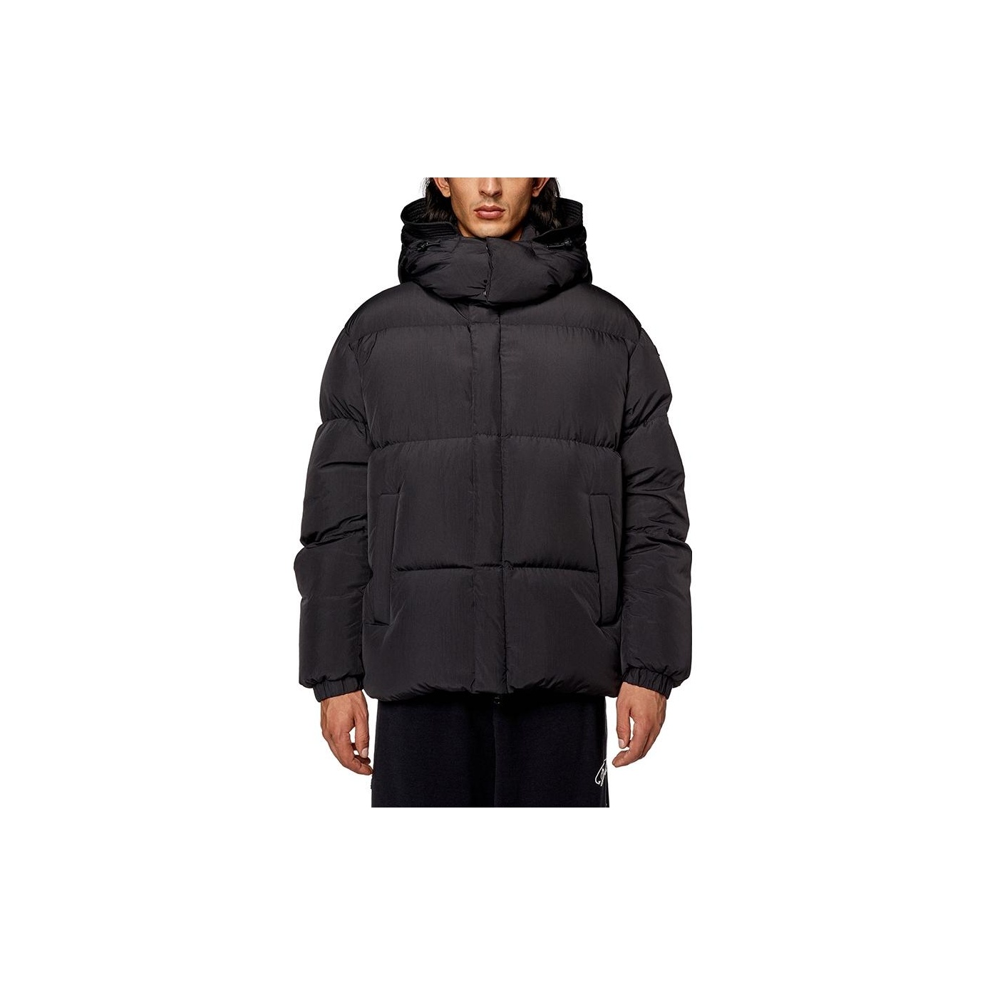 DIESEL FW23 Down Jacket Men's Black - POIZON