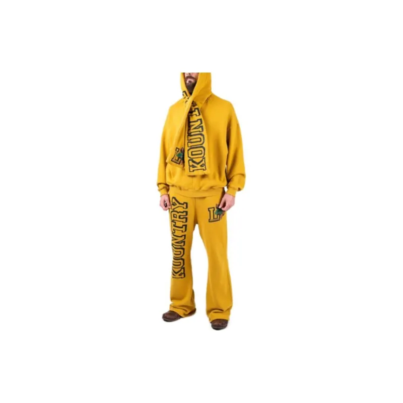 Kapital Fleece Fleece Flared Sweatpants-1