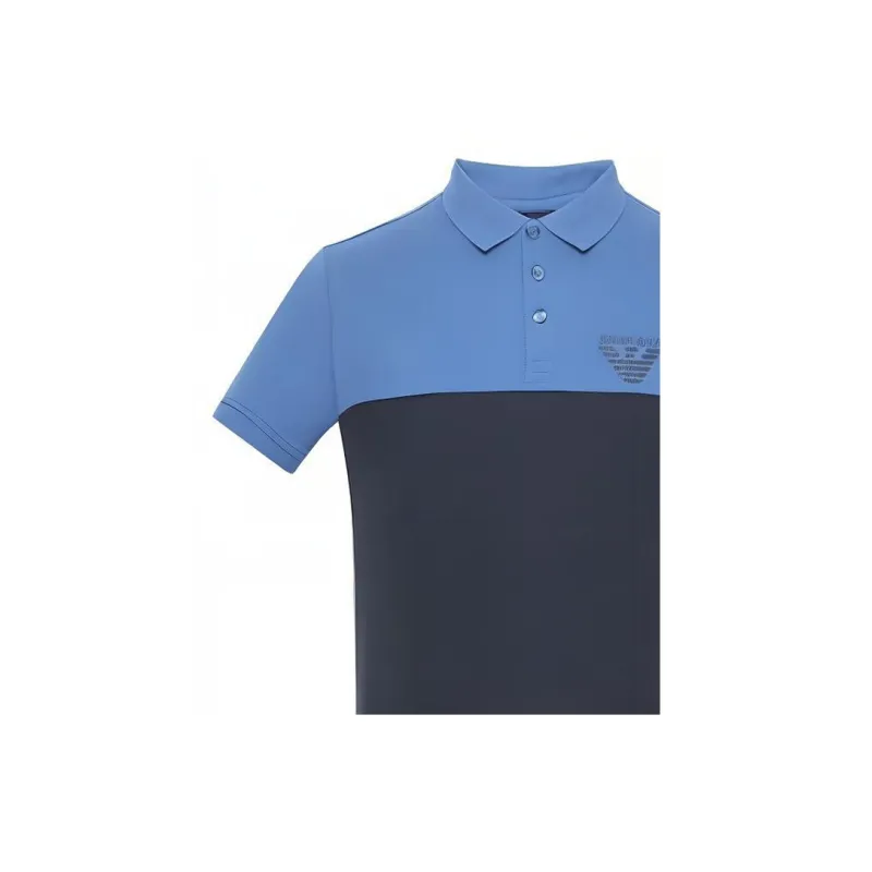 ARMANI JEANS Polo Shirts Men Blue-6