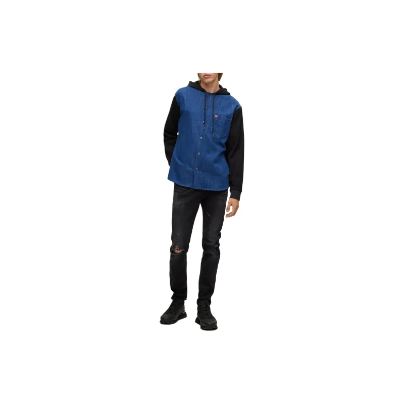 HUGO BOSS Jackets & Coats Men's Marine Blue-1