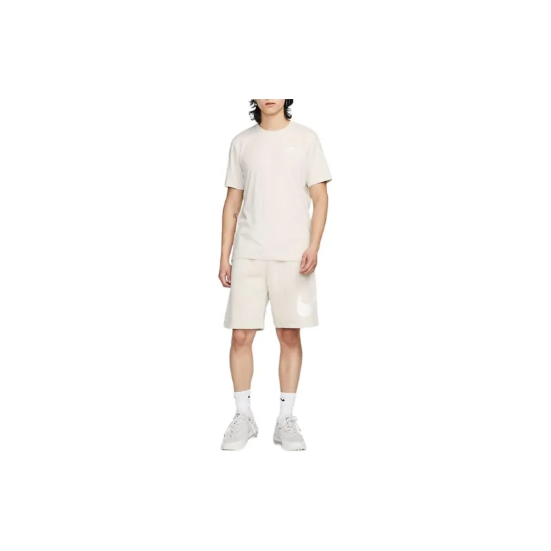 Nike T Shirts Men Beige-2