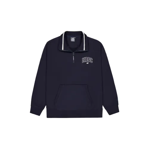 New Balance Hoodie Sweatshirts Men Navy Blue