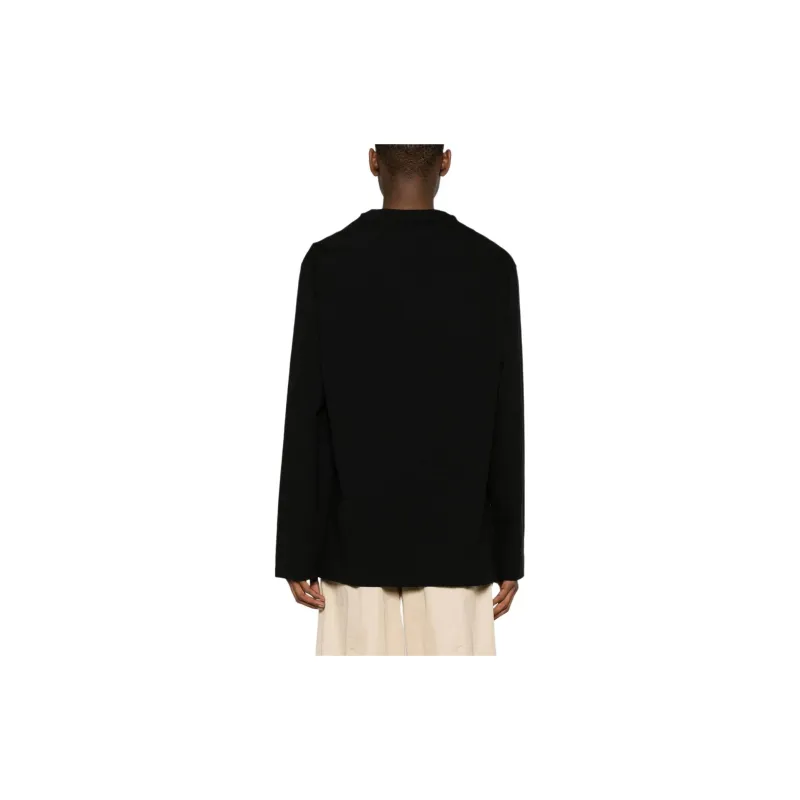 JIL SANDER Side slits Cotton T shirt-2