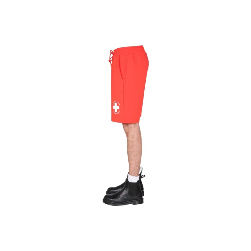 Helmut Lang Logo Printed Lifeguard Shorts-3