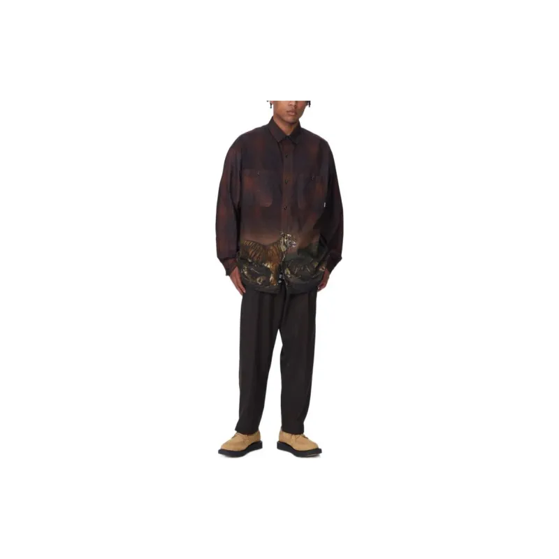 NEIGHBORHOOD Tiger Print Ve Shirt-1