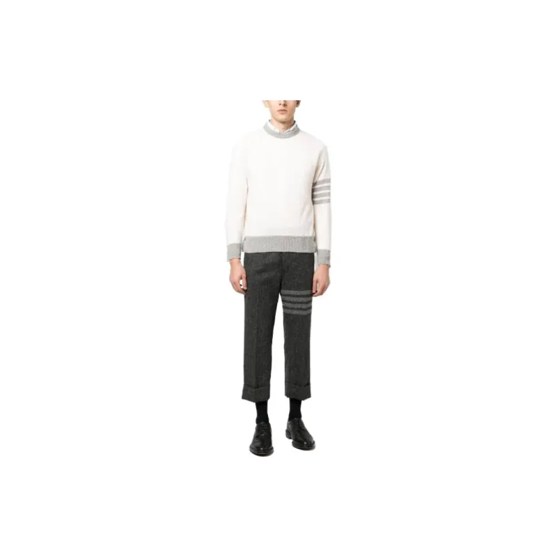THOM BROWNE Striped Trousers-2