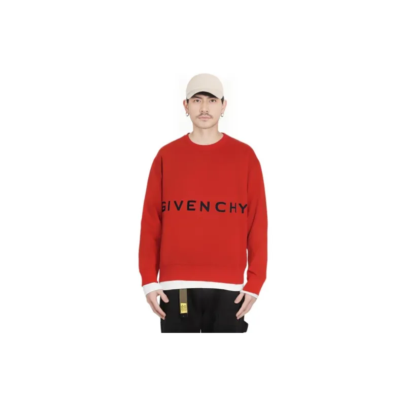 Givenchy Sweatshirts Men Red-3