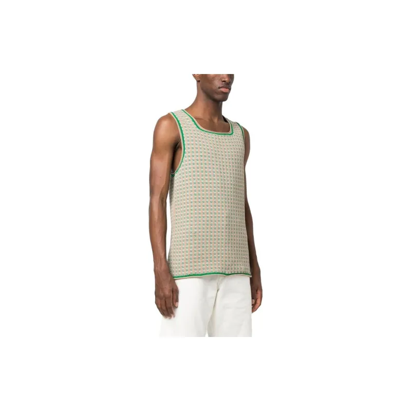 Jacquemus Tank Tops Men Green-3