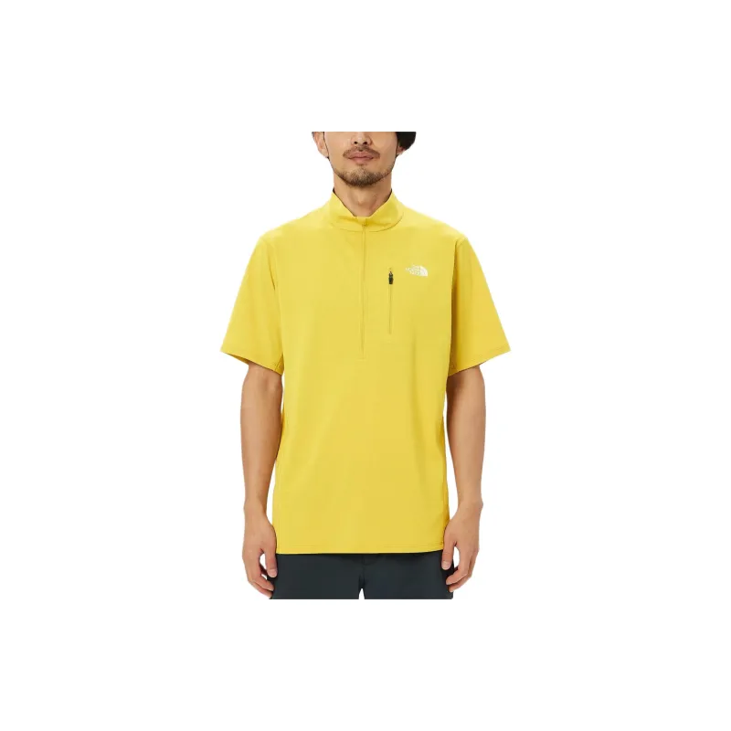 THE NORTH FACE Short Sleep Flash Dry Three Deep Up T Shirt Men's Yellow-2