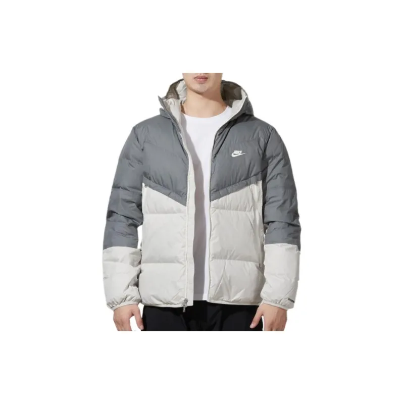 Nike Down Jackets Men White-4
