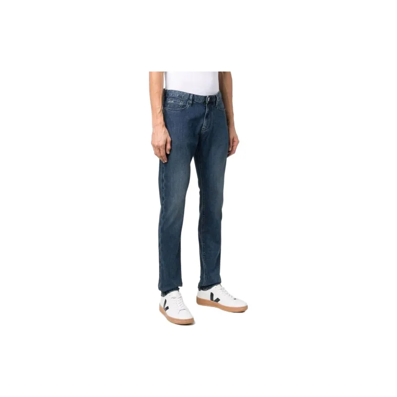 EMPORIO ARMANI FW22 Jeans Men's Blue-4