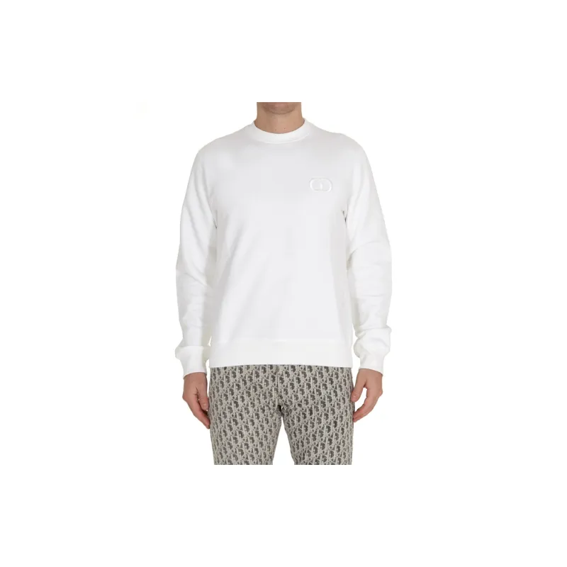 DIOR Quarterly New Products Sweatshirts Men White-2