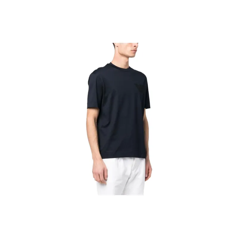 EMPORIO ARMANI T-Shirts Men Marine Blue-3